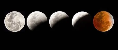 【皆既月食】2022年11月8日(火)日本で観測できる時間はいつ？